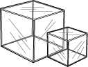 plastic cubes