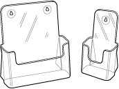 brochure holder for wall