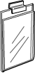 slatwall sign holder