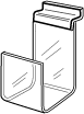 acrylic slatwall hook