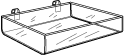 acrylic gridwall tray